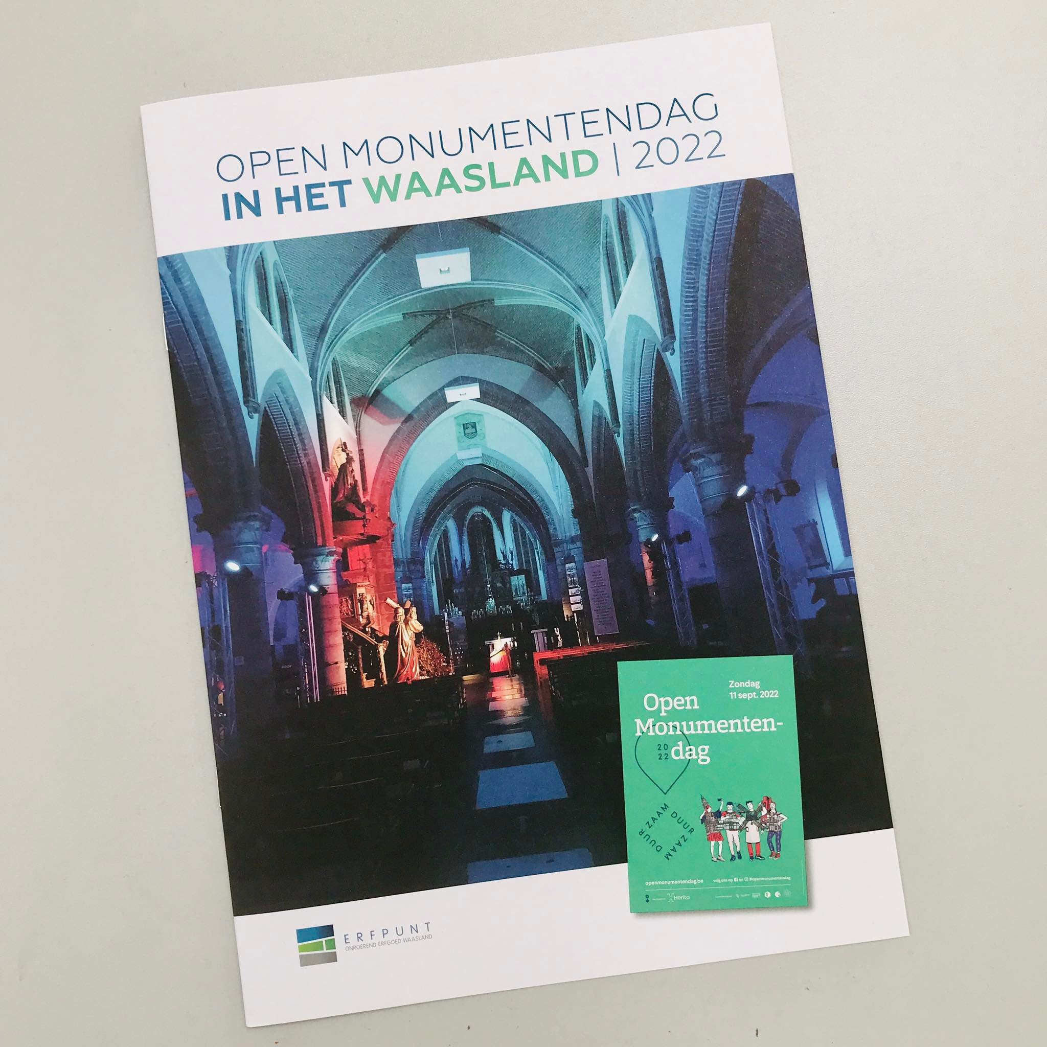 Open Monumentendag 2022: Ontdek De Brochure En Het Aanbod In Het Waasland